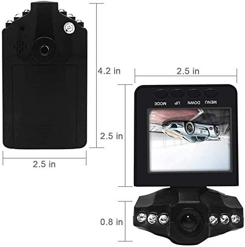 2.5" Wide Angle Car Dash Cam